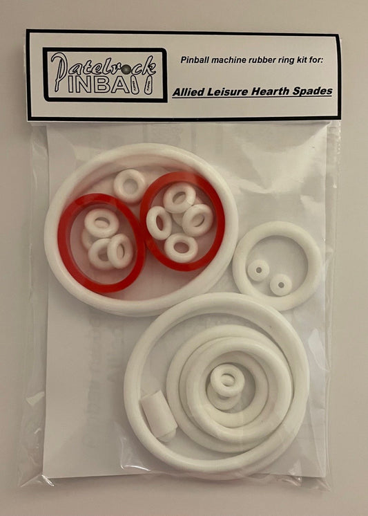 Allied Leisure Hearts Spades Pinball Machine Rubber Ring Kit