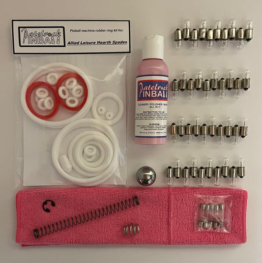 Allied's Leisure Hearts Spades Pinball Machine Maintenance Kit