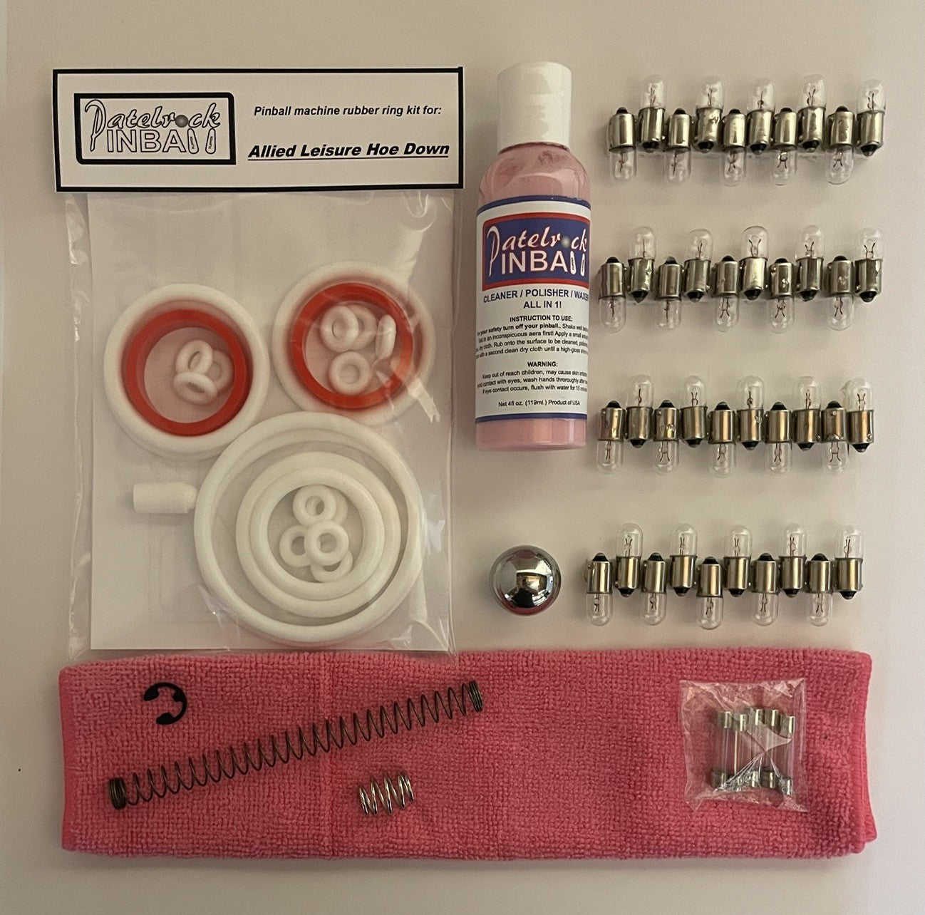 Allied Leisure Hoe Down Pinball Machine Maintenance Kit