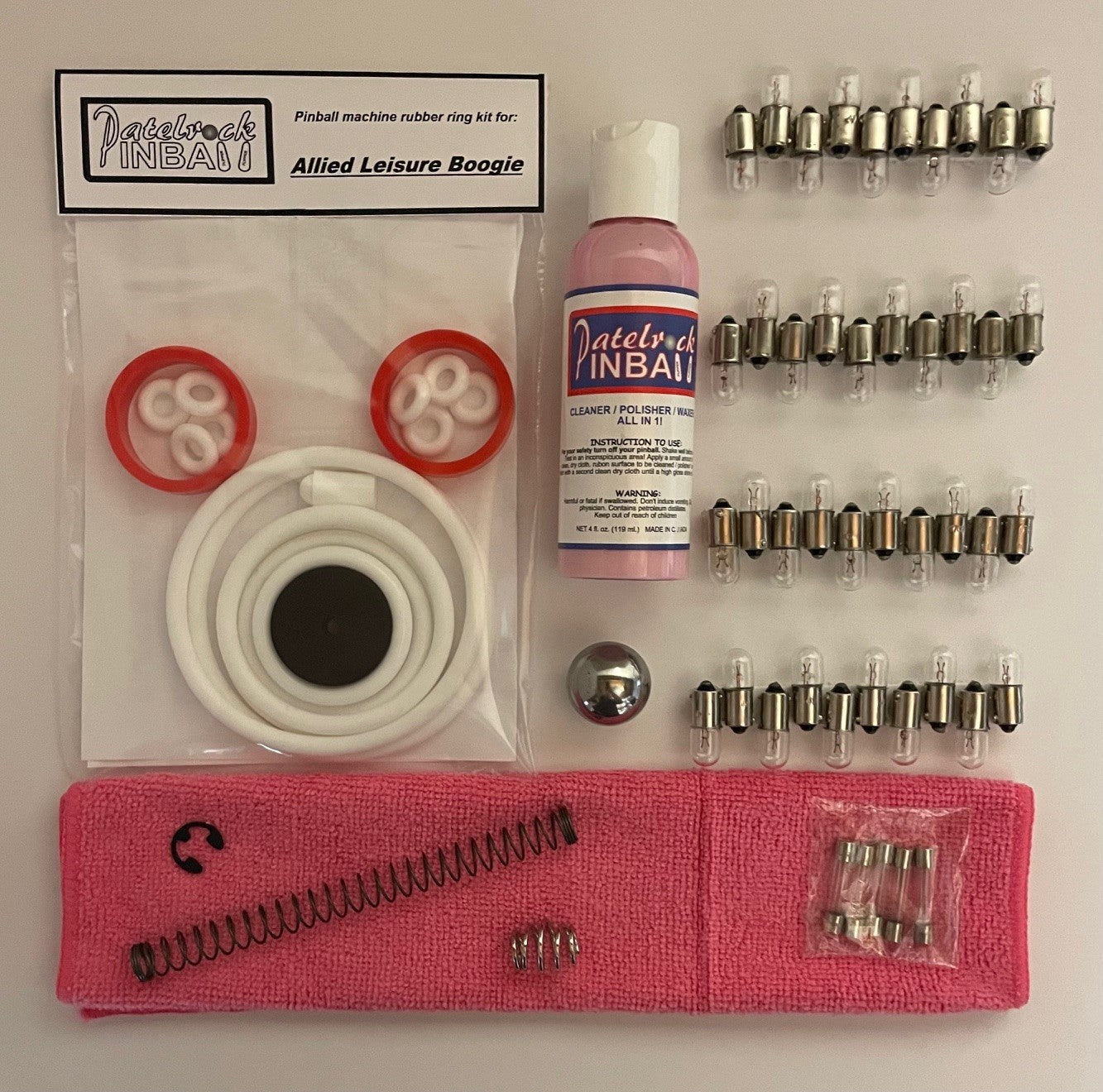 Allied's Leisure Boogie Pinball Machine Maintenance Kit