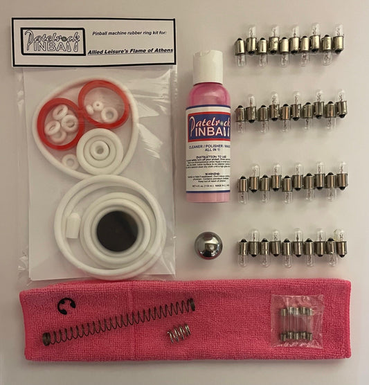 Allied's Leisure Flame of Athens Pinball Machine Maintenance Kit