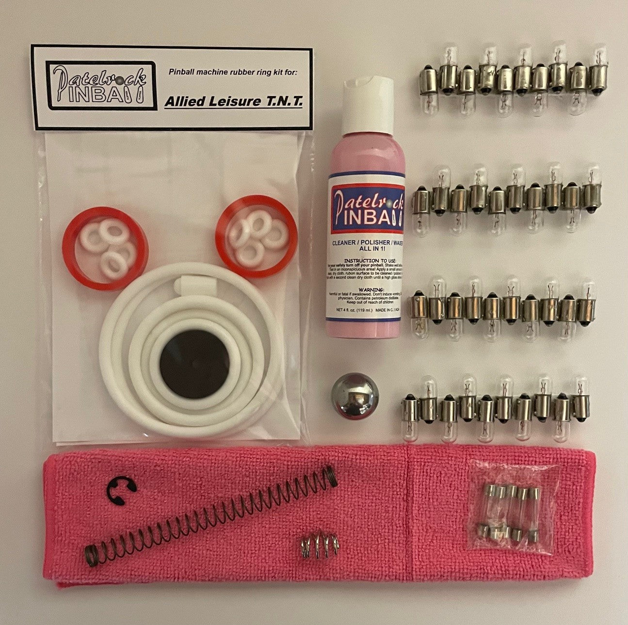 Allied's Leisure T.N.T. / TNT Pinball Machine Maintenance Kit