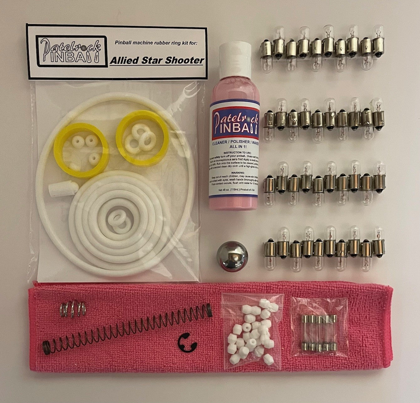 Allied's Leisure Star Shooter Pinball Machine Maintenance Kit