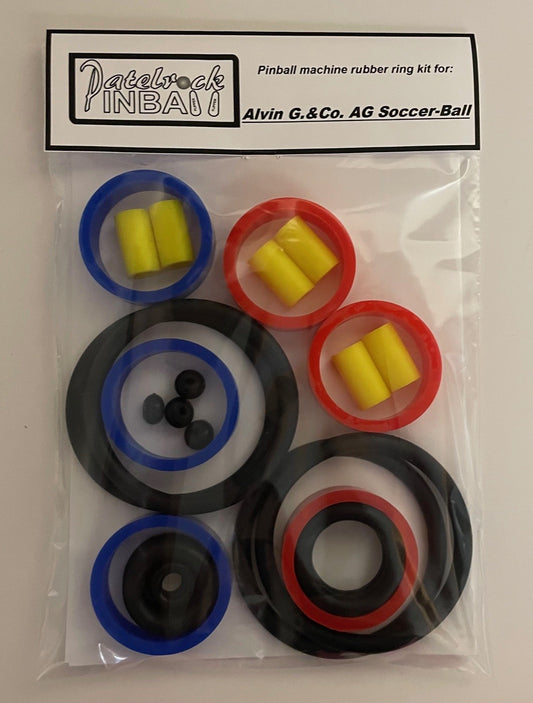 Alvin G.&CO. A.G. Soccer Ball Pinball Machine Rubber Ring Kit
