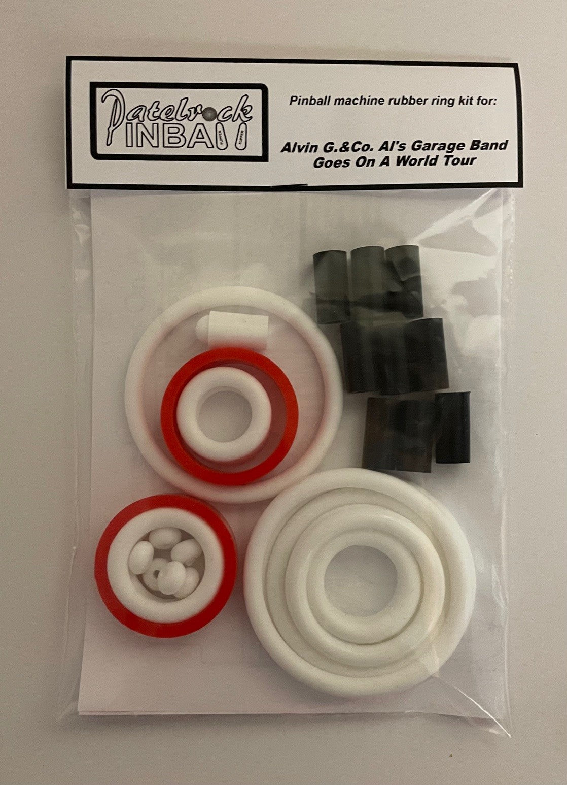 Alvin G.&Co Al's Garage Band On a World Tour Pinball Machine Rubber Ring Kit