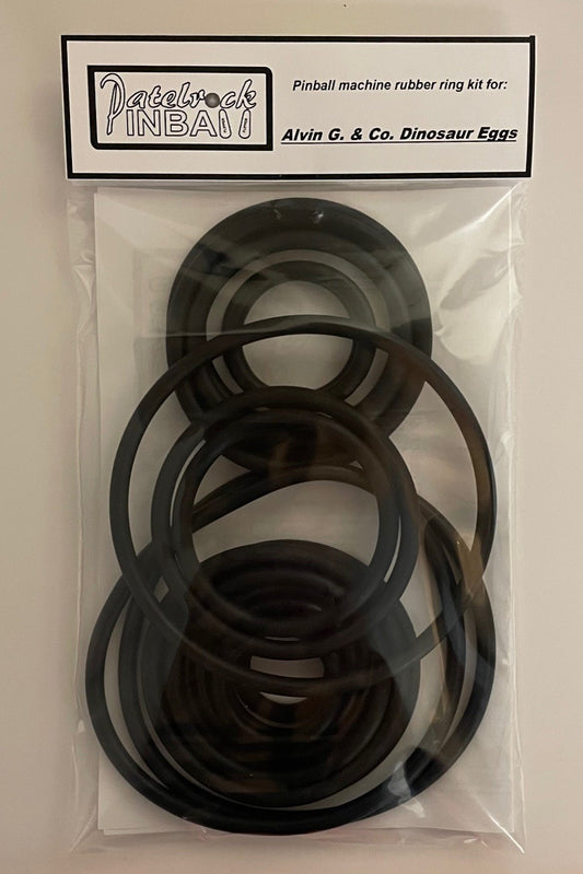 Alvin G. & Co Dinosaur Eggs Pinball Machine Rubber Ring Kit