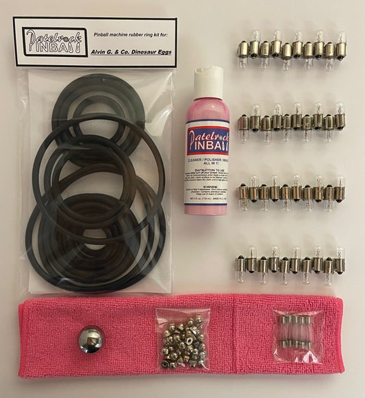 Alvin G.&CO. Dinosaur Eggs Pinball Machine Maintenance Kit