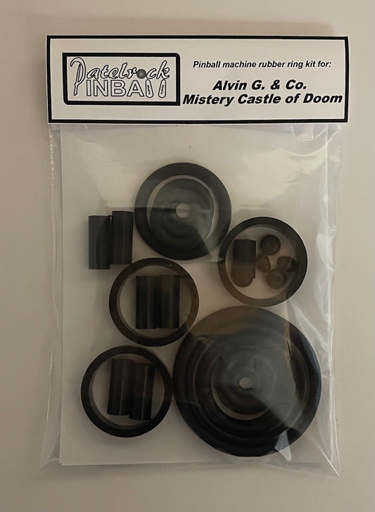 Alvin G.&Co Mystery Castle of Doom Pinball Machine Rubber Ring Kit