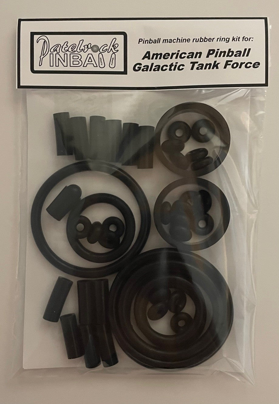 American Pinball Galactic Tank Force Pinball Machine Rubber Ring Kit