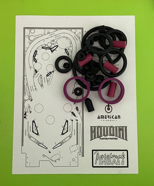 American Pinball Houdini Pinball Machine Rubber Ring Kit