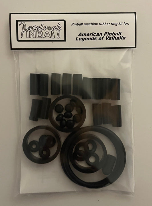 American Pinball Legends of Valhalla Pinball Machine Rubber Ring Kit