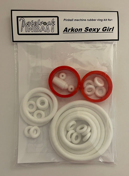 Arkon Sexy Girl Pinball Machine Rubber Ring Kit