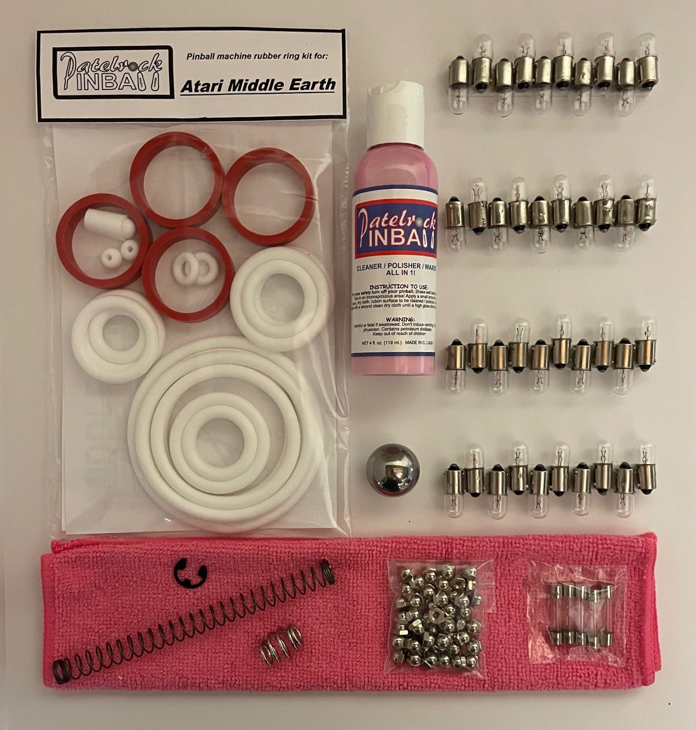 Atari Middle Earth Pinball Machine Maintenance Kit