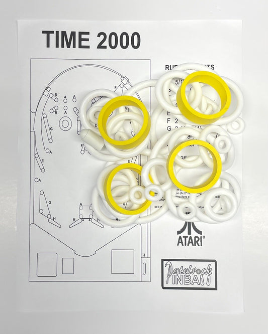 Atari Time 2000 Pinball Machine Rubber Ring Kit
