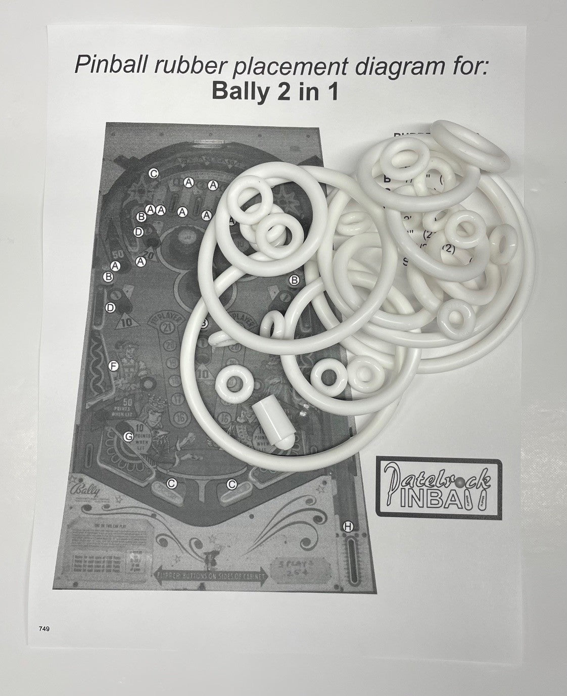 Bally 2 in 1 Pinball Machine Maintenance Kit
