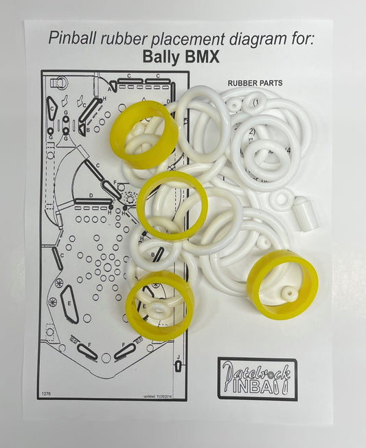 Bally BMX Pinball Machine Rubber Ring Kit
