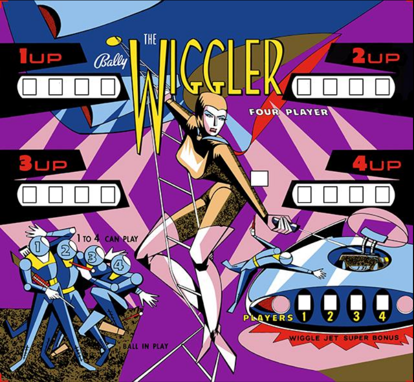 Bally The Wiggler Pinball Machine LED Conversion Kit