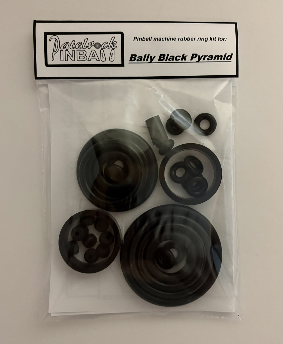 Bally Black Pyramid Pinball Machine Rubber Ring Kit