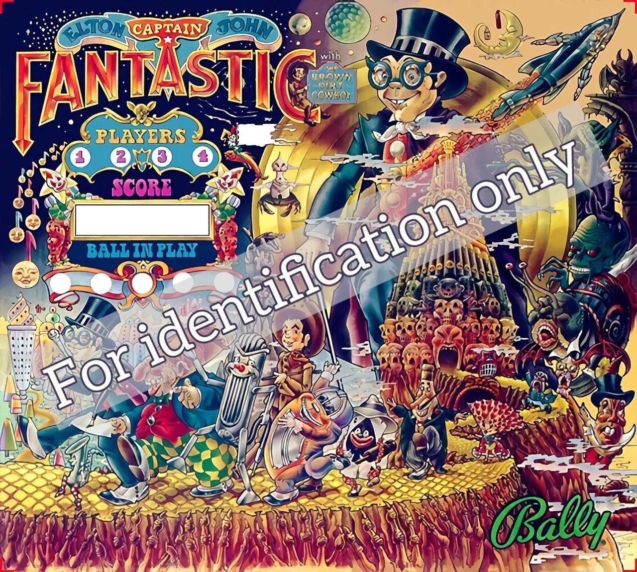 Bally Captain Fantastic (Home) Pinball Machine Maintenance Kit