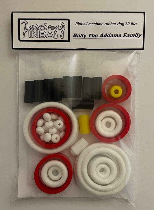 Bally The Addams Family Pinball Machine Rubber Ring Kit