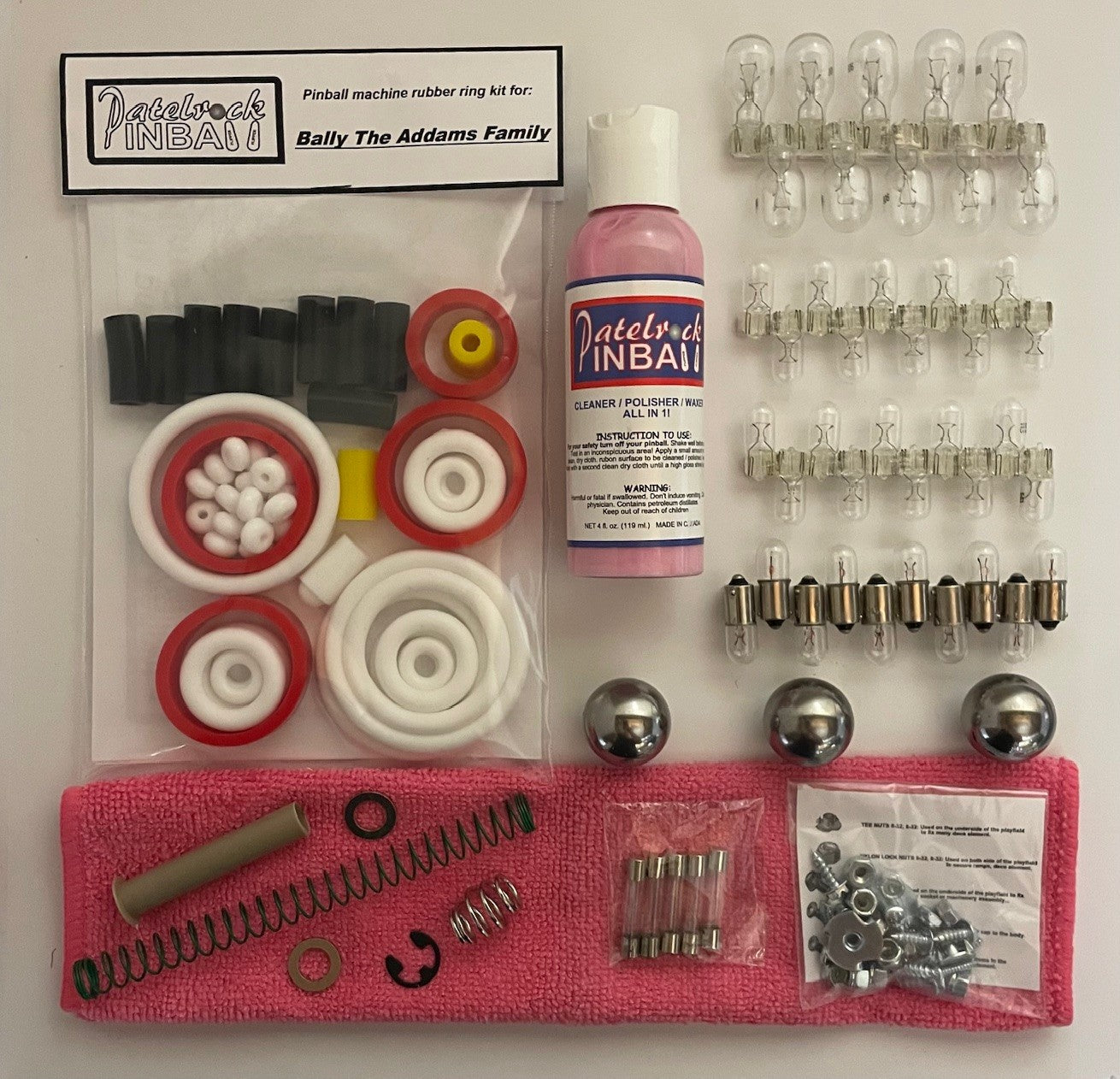 Bally The Addams Family Pinball Machine Maintenance Kit