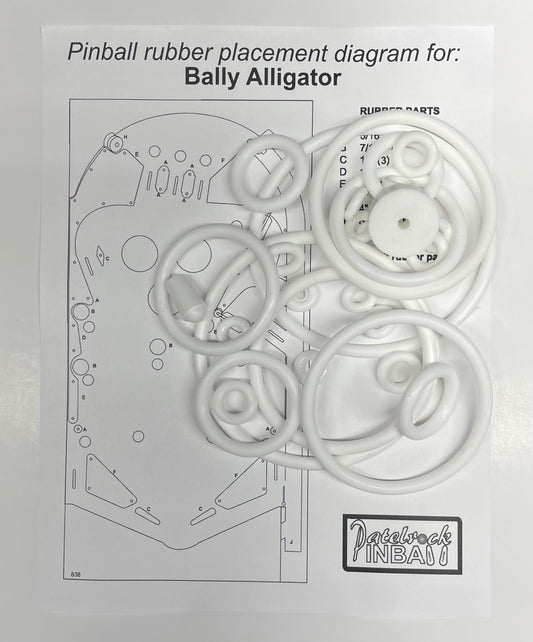 Bally Alligator Pinball Machine Maintenance Kit