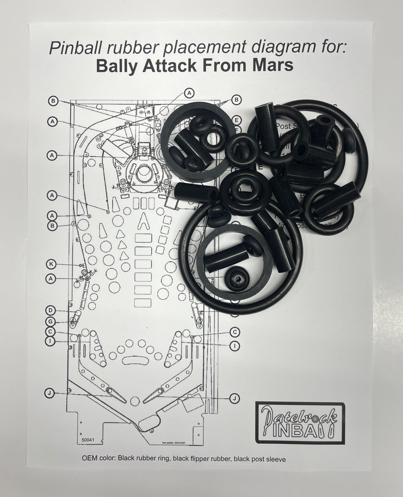 Bally Attack From Mars Pinball Machine Maintenance Kit