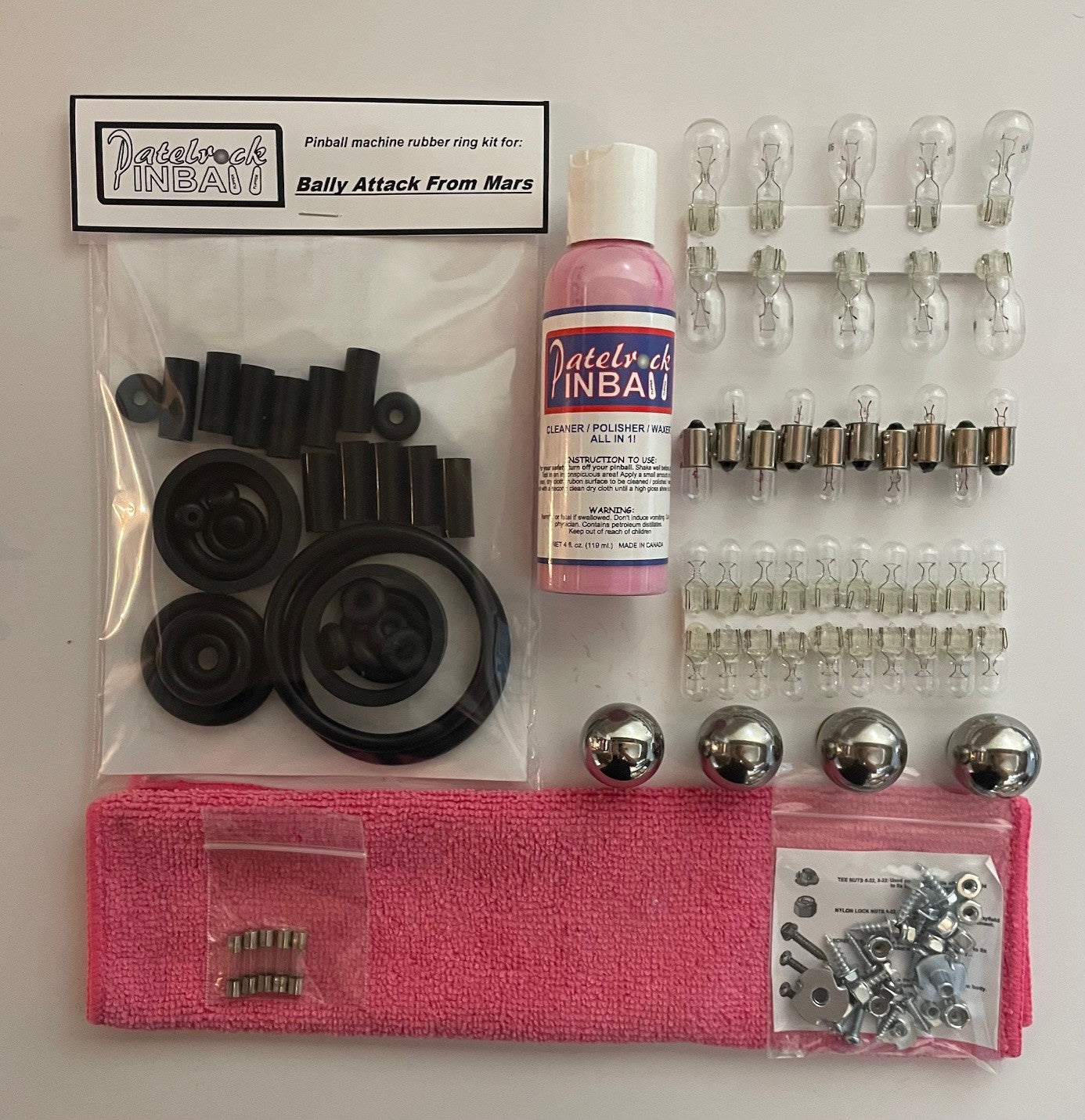 Bally Attack From Mars Pinball Machine Maintenance Kit