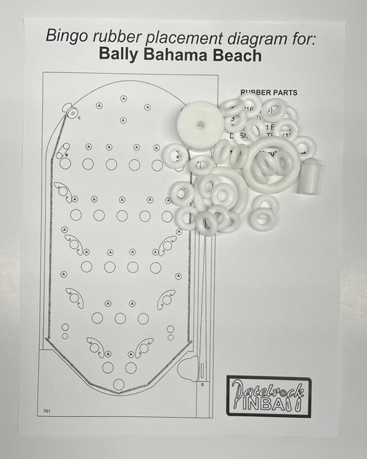 Bally Bahama Beach Bingo Machine Maintenance Kit
