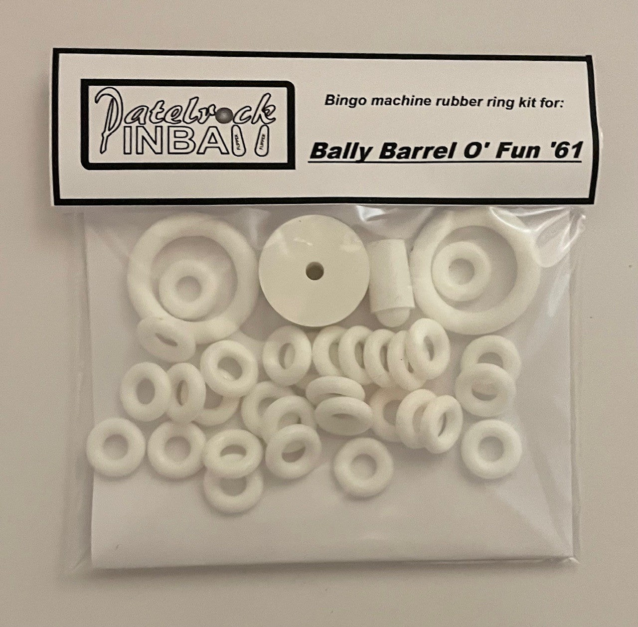 Bally Barrel O` Fun `61  Bingo Machine Rubber Ring Kit