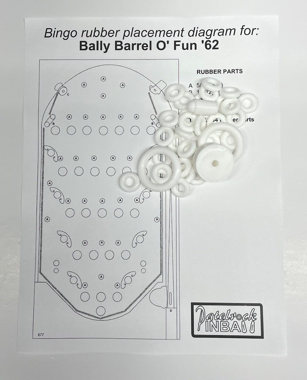Bally Barrel O' Fun '62 Bingo Machine Maintenance Kit