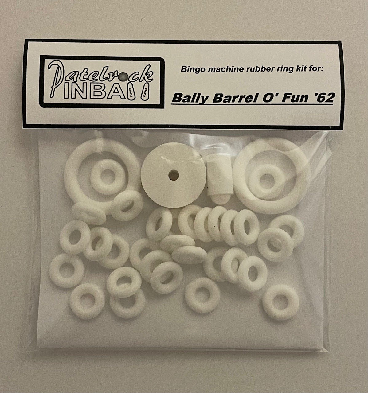 Bally Barrel O` Fun `62 Bingo Machine Rubber Ring Kit