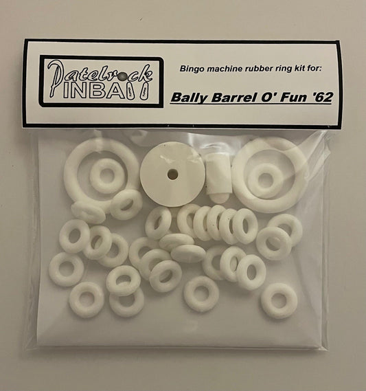 Bally Barrel O` Fun `62 Bingo Machine Rubber Ring Kit