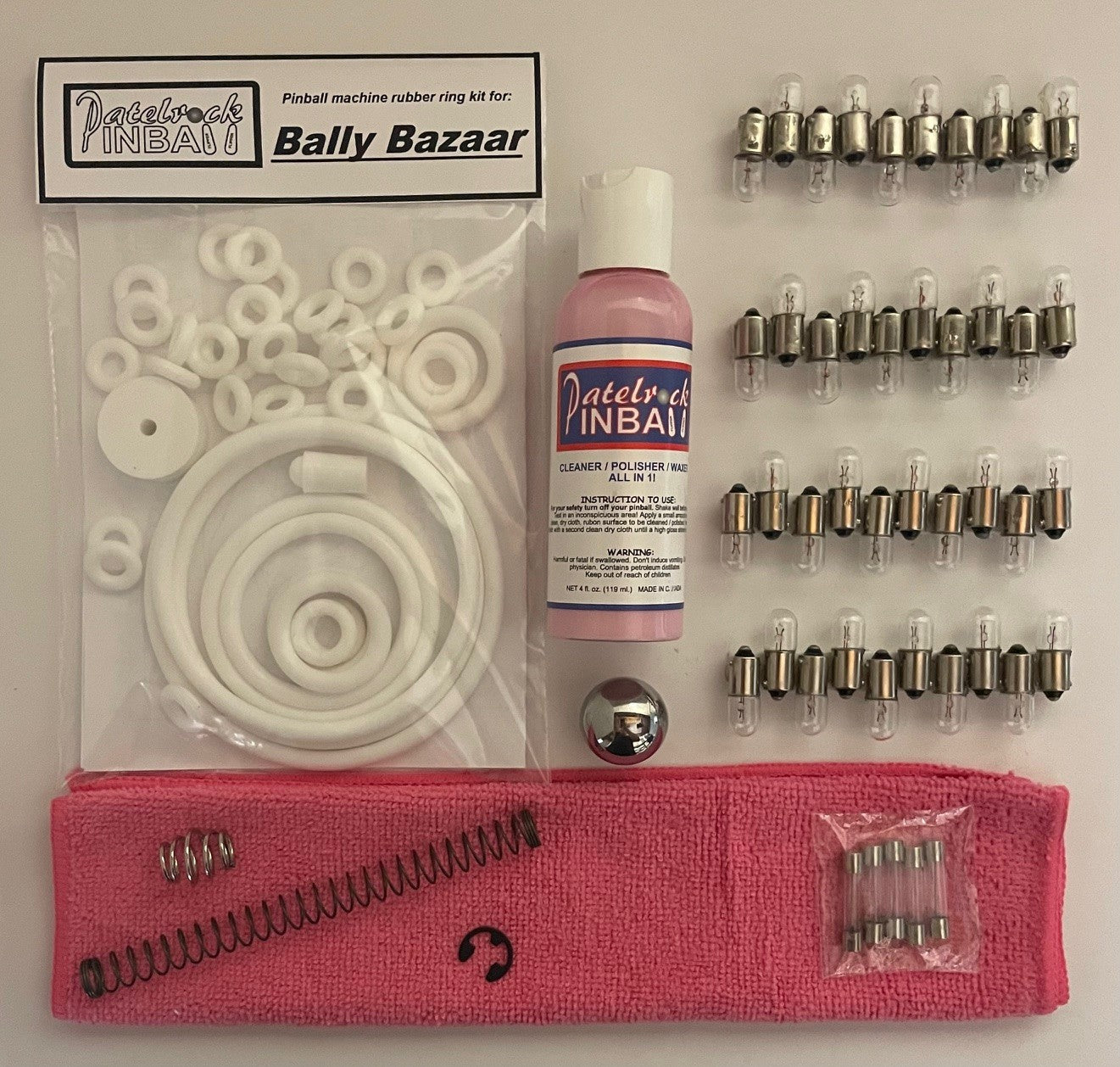 Bally Bazaar Pinball Machine Maintenance Kit
