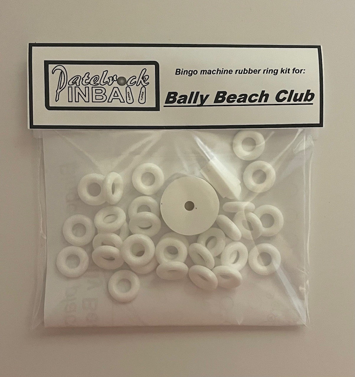 Bally Beach Club Bingo Machine Rubber Ring Kit