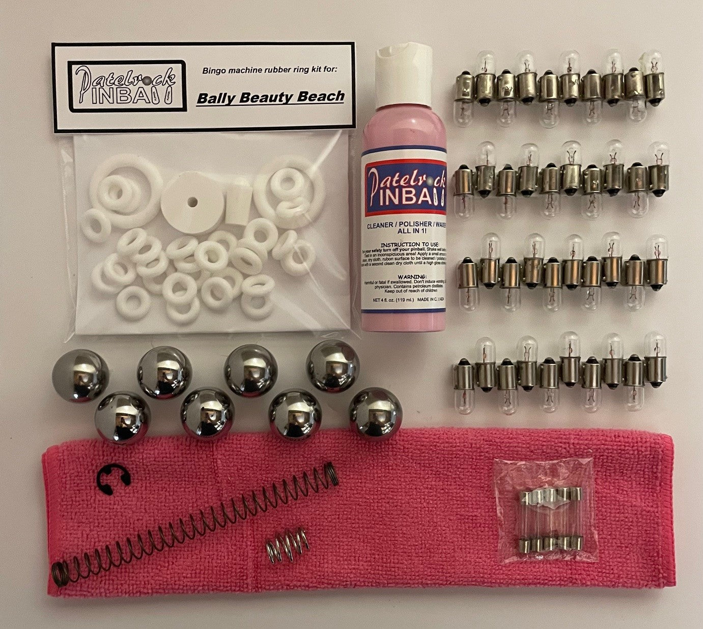 Bally Beauty Beach Bingo Machine Maintenance Kit