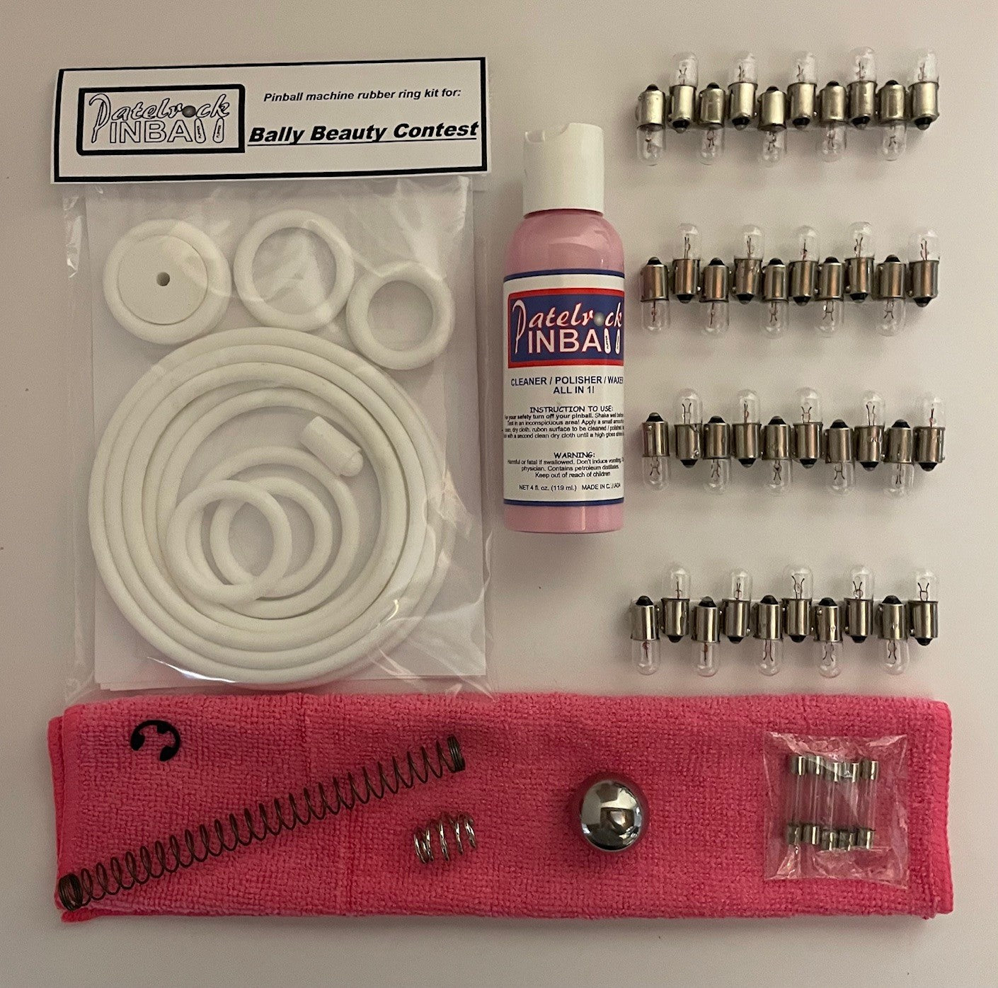 Bally Beauty Contest Pinball Machine Maintenance Kit