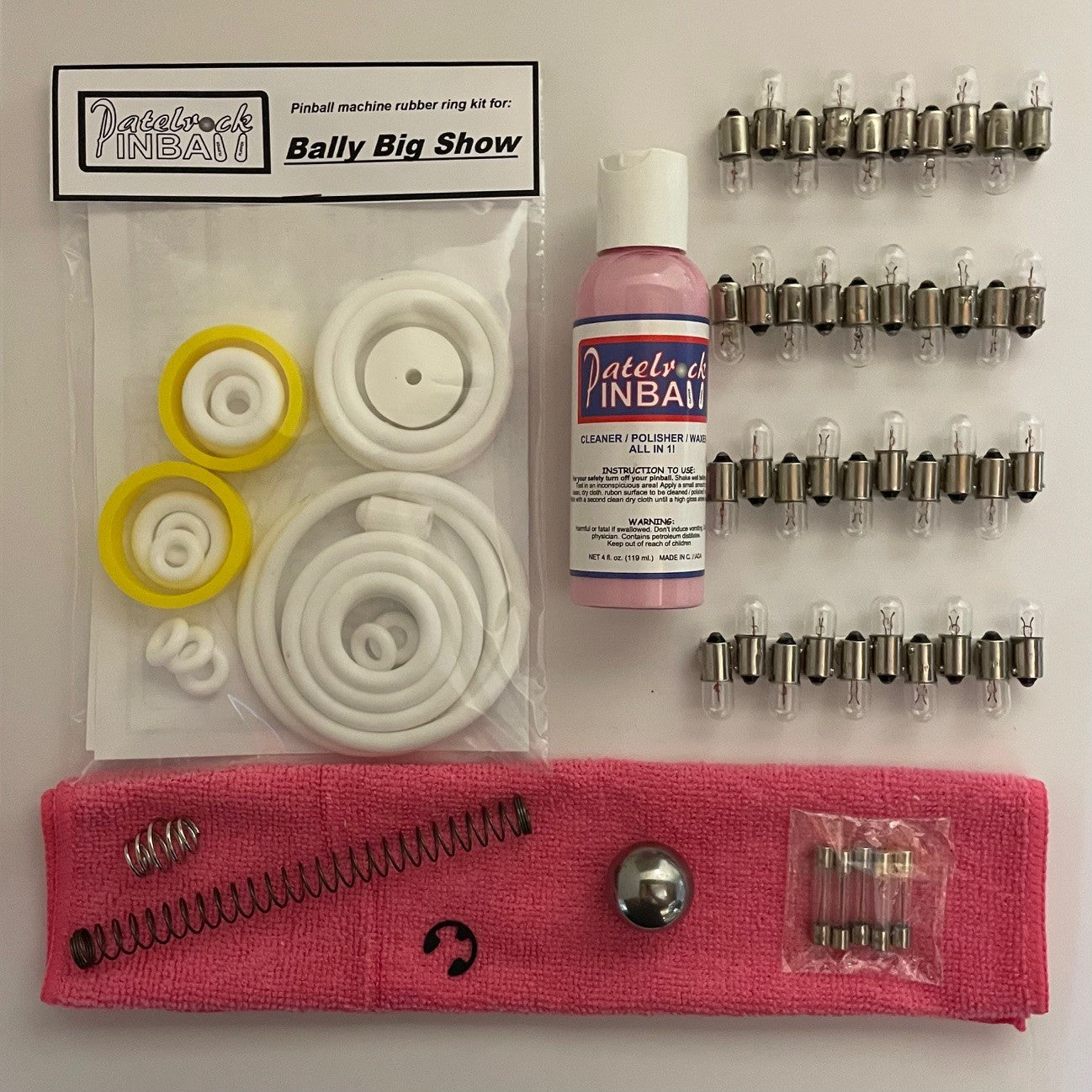 Bally Big Show Pinball Machine Maintenance Kit