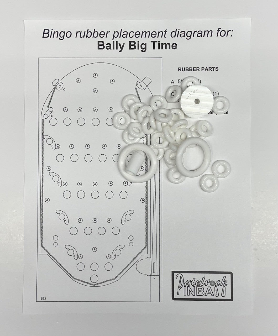 Bally Big Time Bingo Machine Maintenance Kit