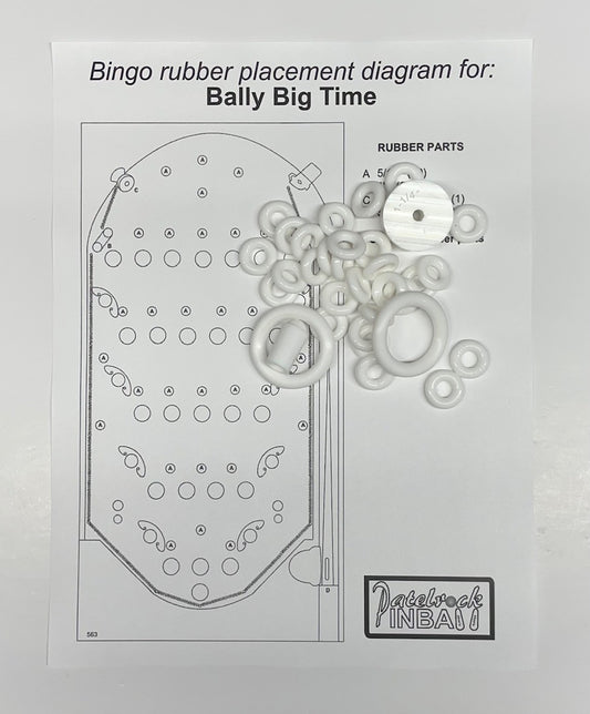 Bally Big Time Bingo Machine Maintenance Kit