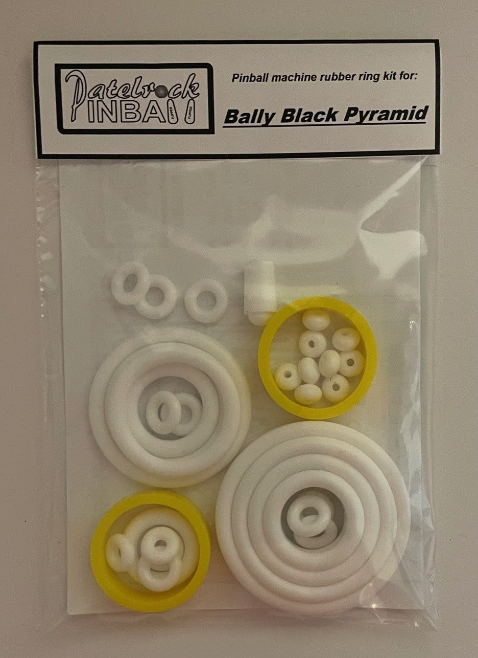 Bally Black Pyramid Pinball Machine Rubber Ring Kit