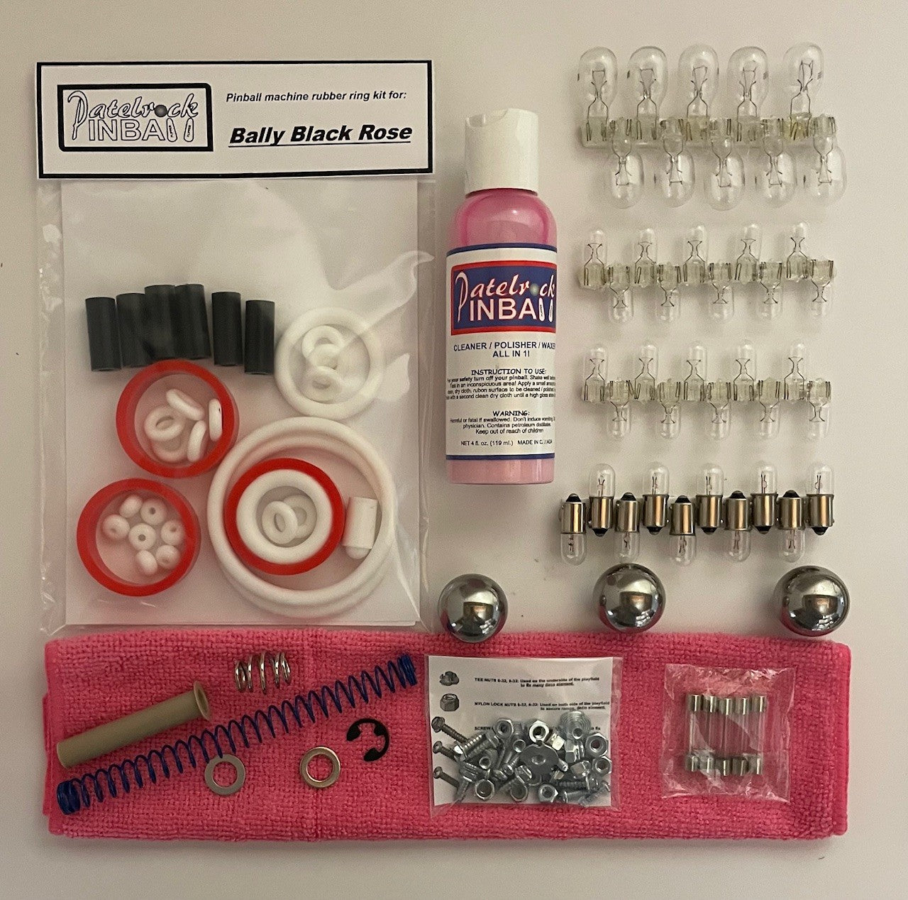 Bally Black Rose Pinball Machine Maintenance Kit