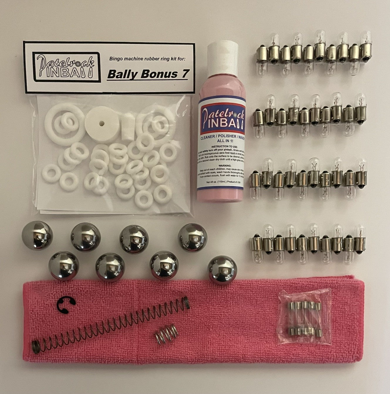 Bally Bonus 7 Bingo Machine Maintenance Kit