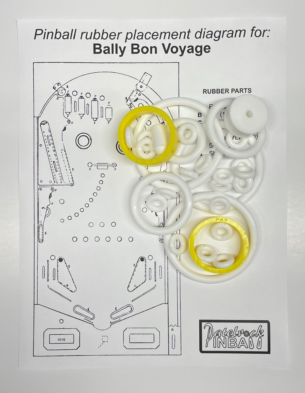 Bally Bon Voyage Pinball Machine Maintenance Kit