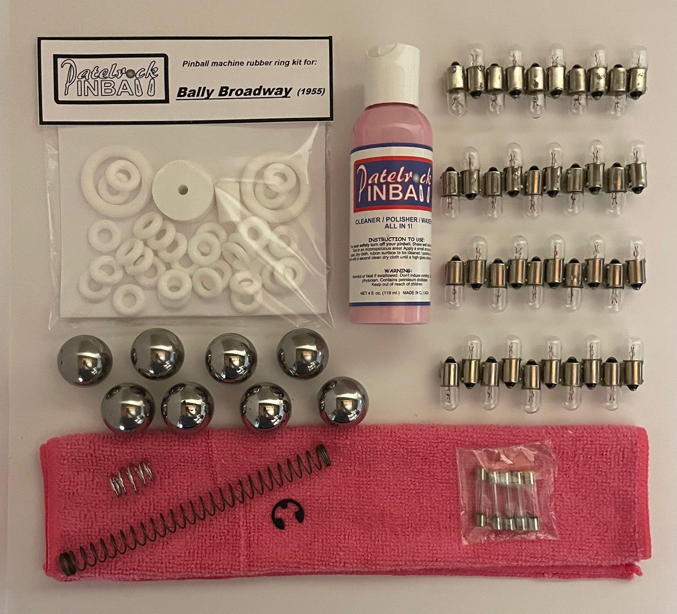 Bally Broadway (1955) Bingo Machine Maintenance Kit