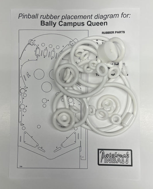 Bally Campus Queen Pinball Machine Maintenance Kit