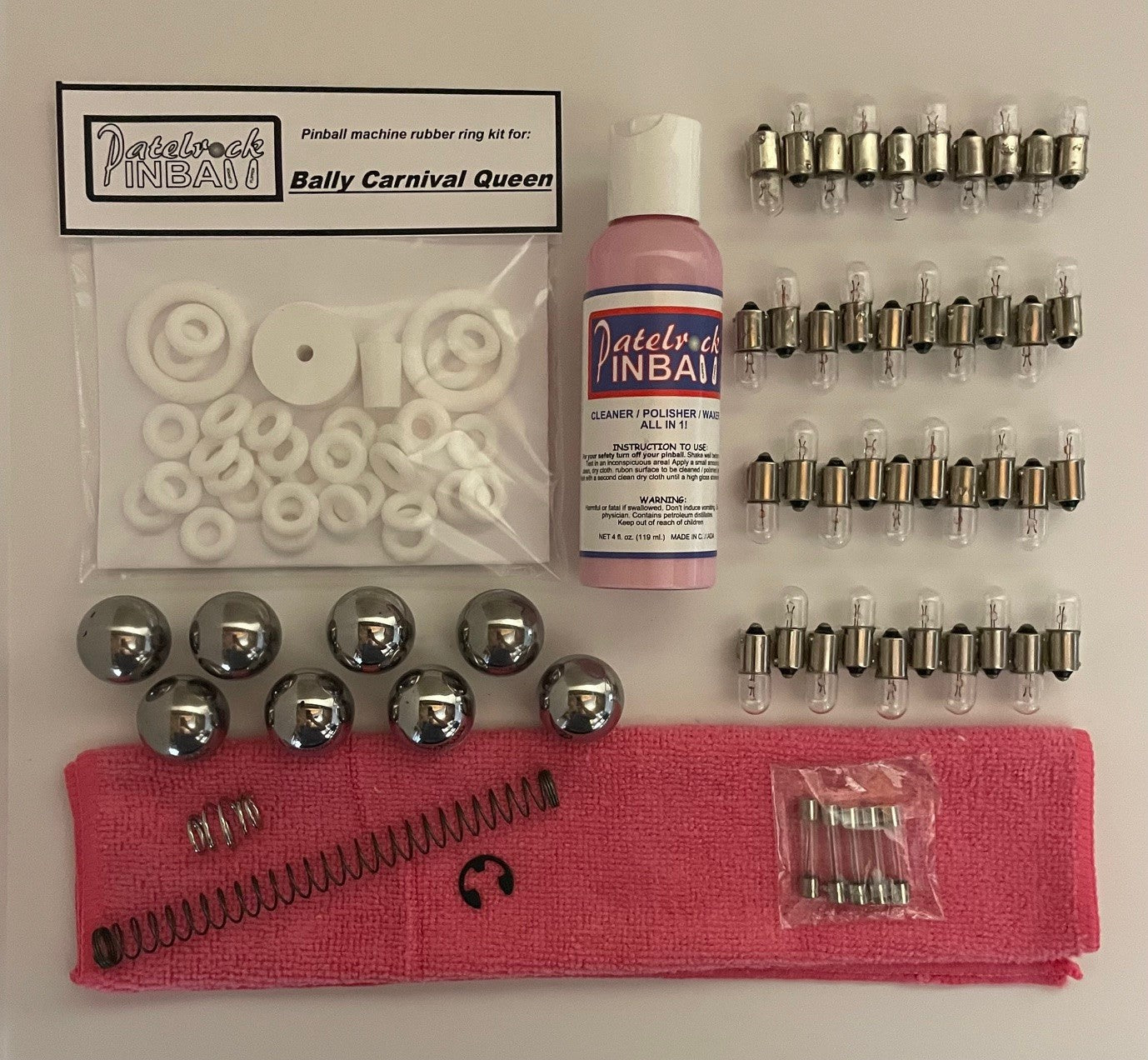 Bally Carnival Queen Bingo Machine Maintenance Kit