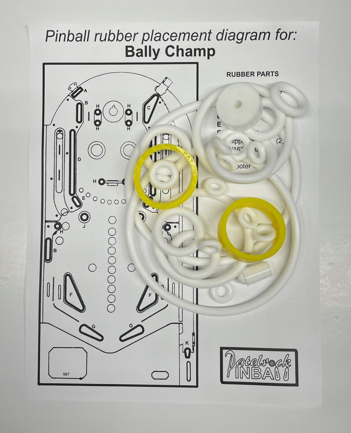 Bally Champ Pinball Machine Maintenance Kit