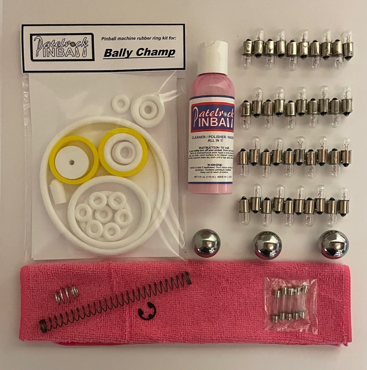 Bally Champ Pinball Machine Maintenance Kit