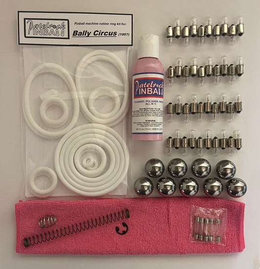 Bally Circus Pinball Machine Maintenance Kit